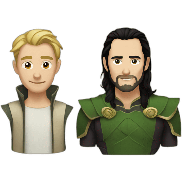 Morius and Loki emoji