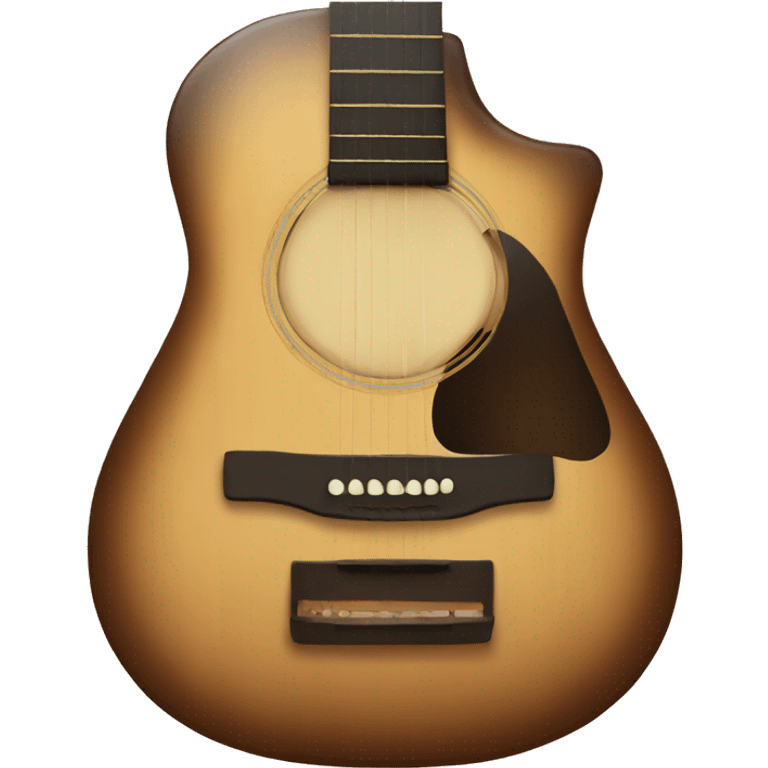 Acoustic guitar emoji