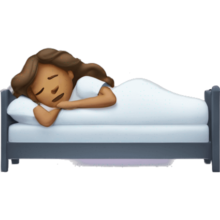 Falling asleep woman emoji