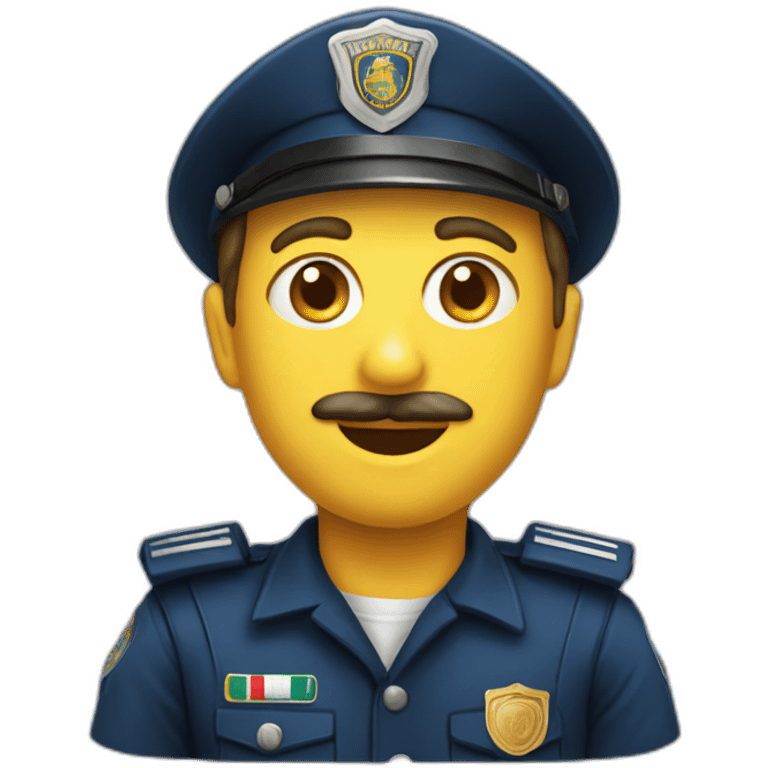 Italian pasta police emoji