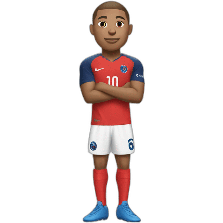 Mbappe avec un maillot de renees emoji