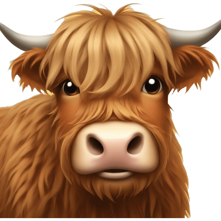 Highland cow emoji