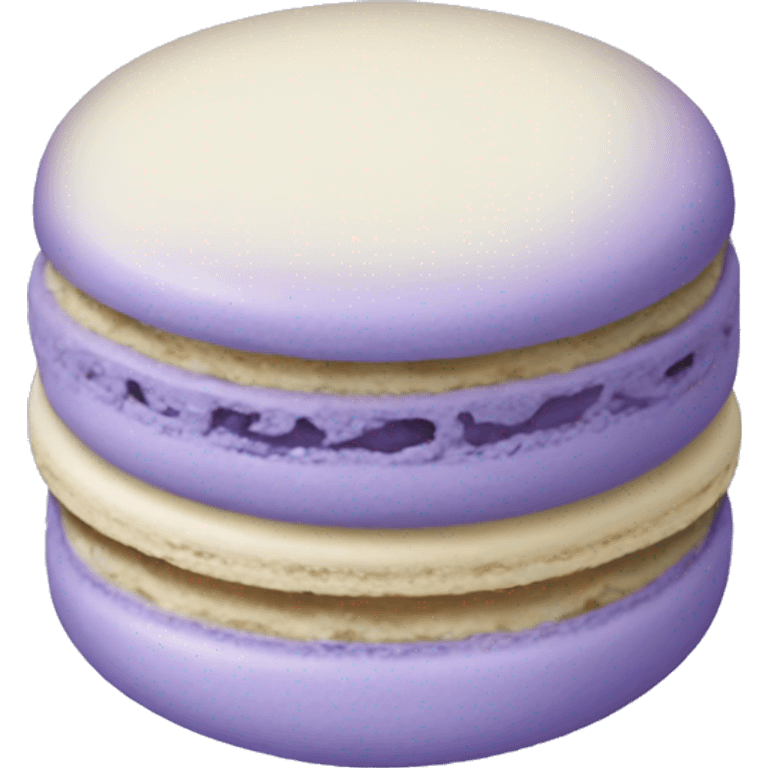 Periwinkle macaron emoji