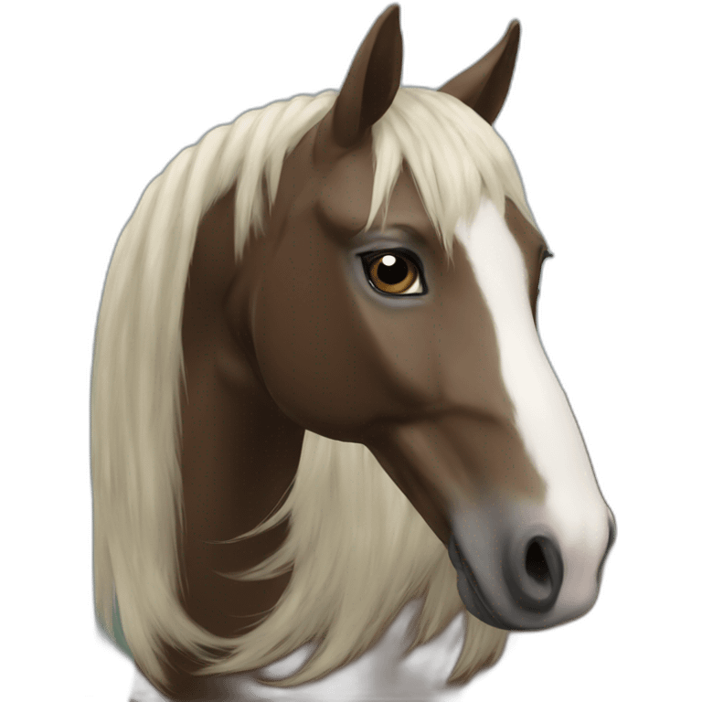 1 cheval emoji