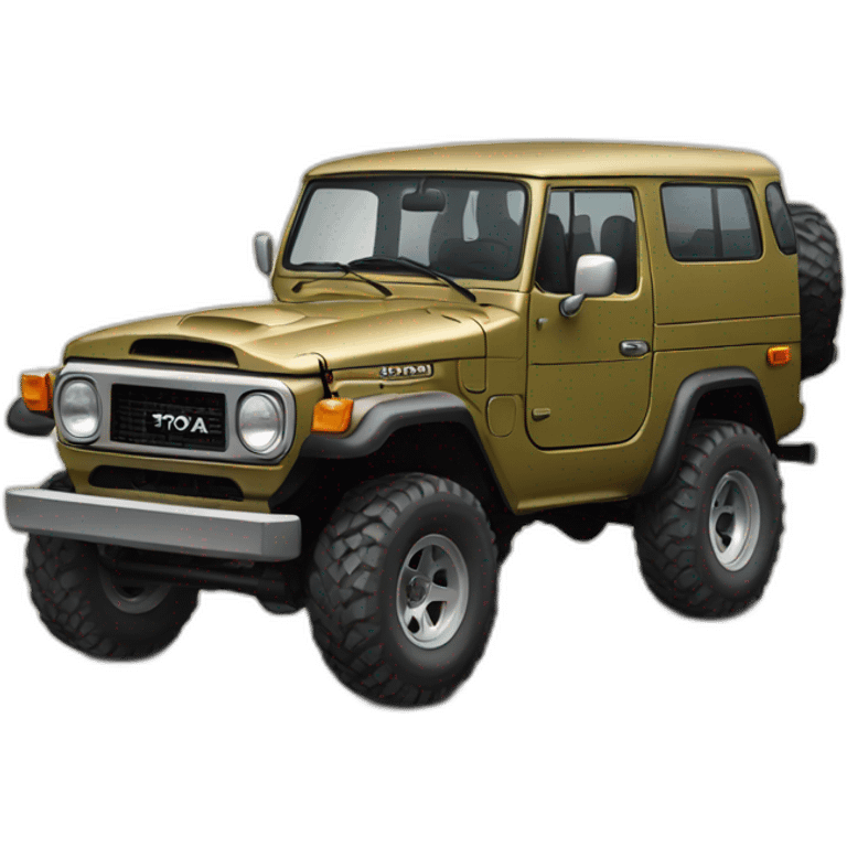 Classic Toyota off-road vehicle emoji