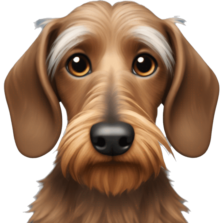 wire haired dachshund boar long beard emoji