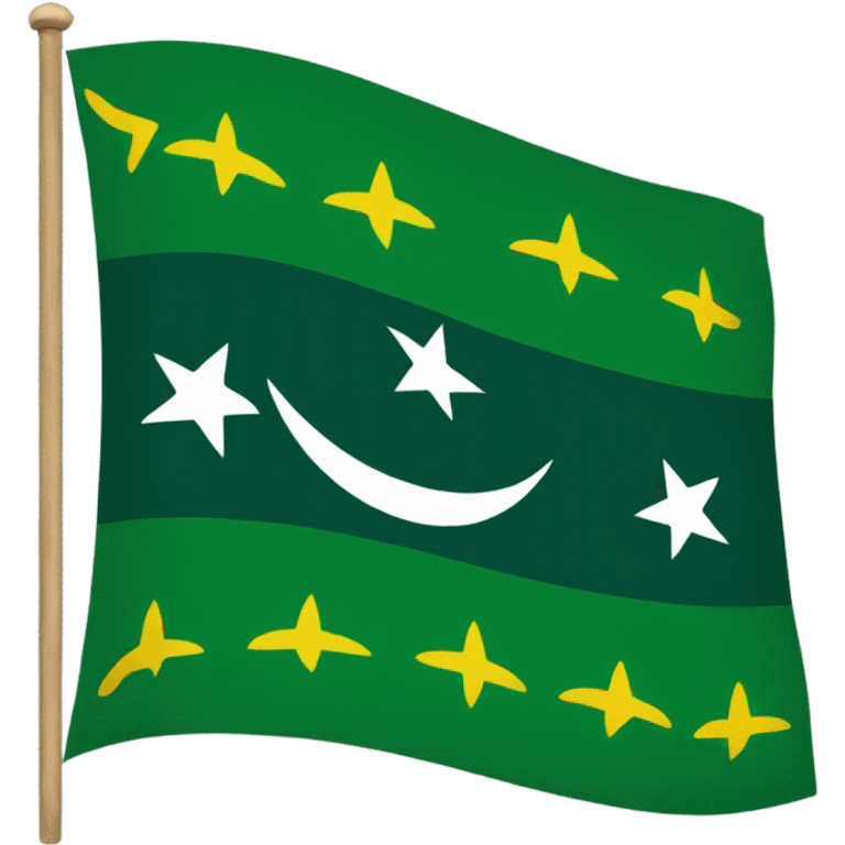 azad kashmir flag emoji