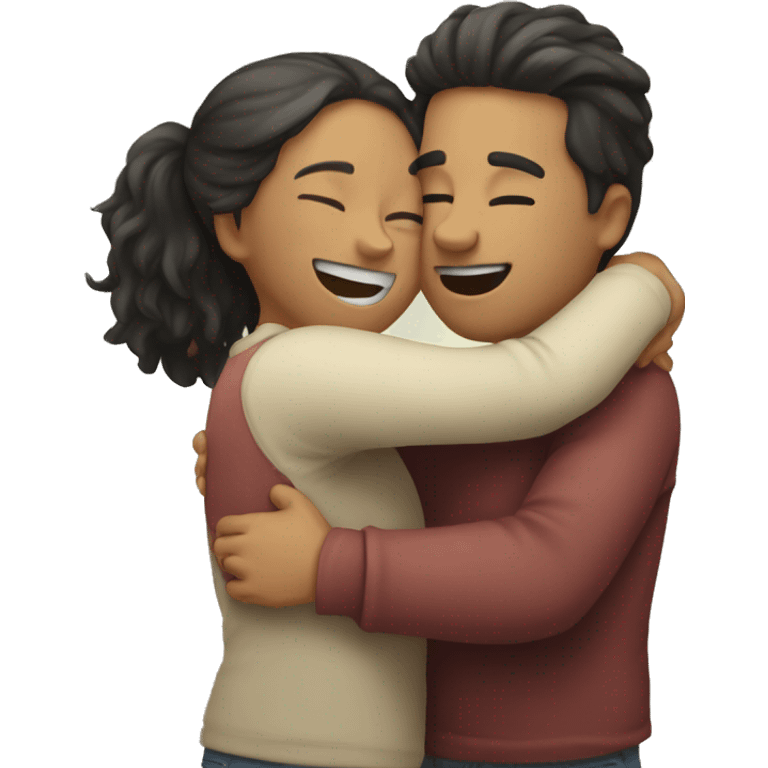 Hug love emoji