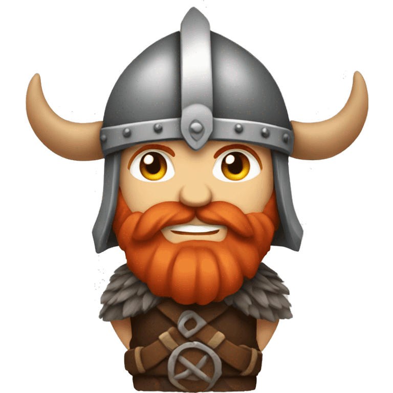 Red head viking emoji