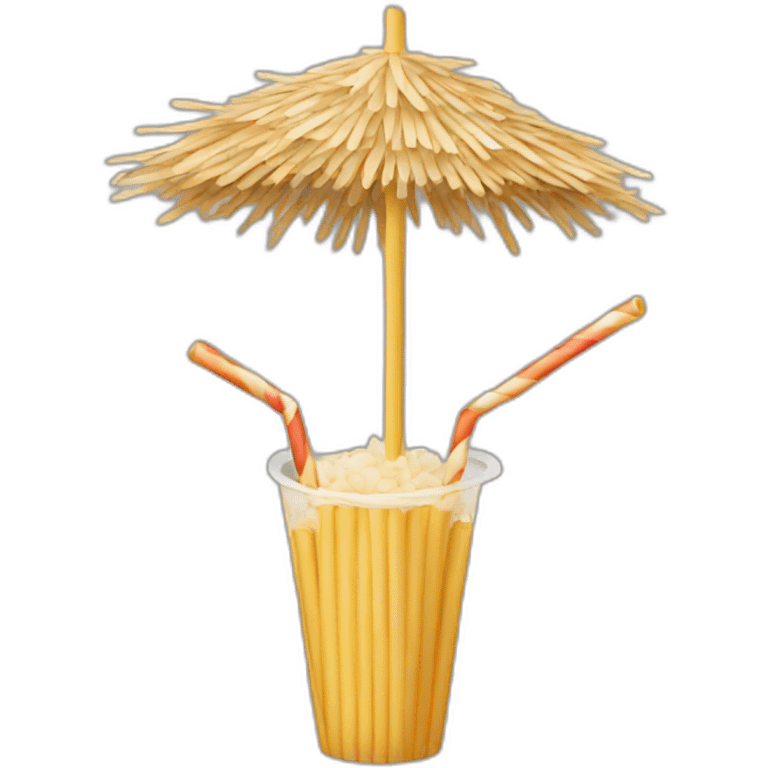 Straw emoji