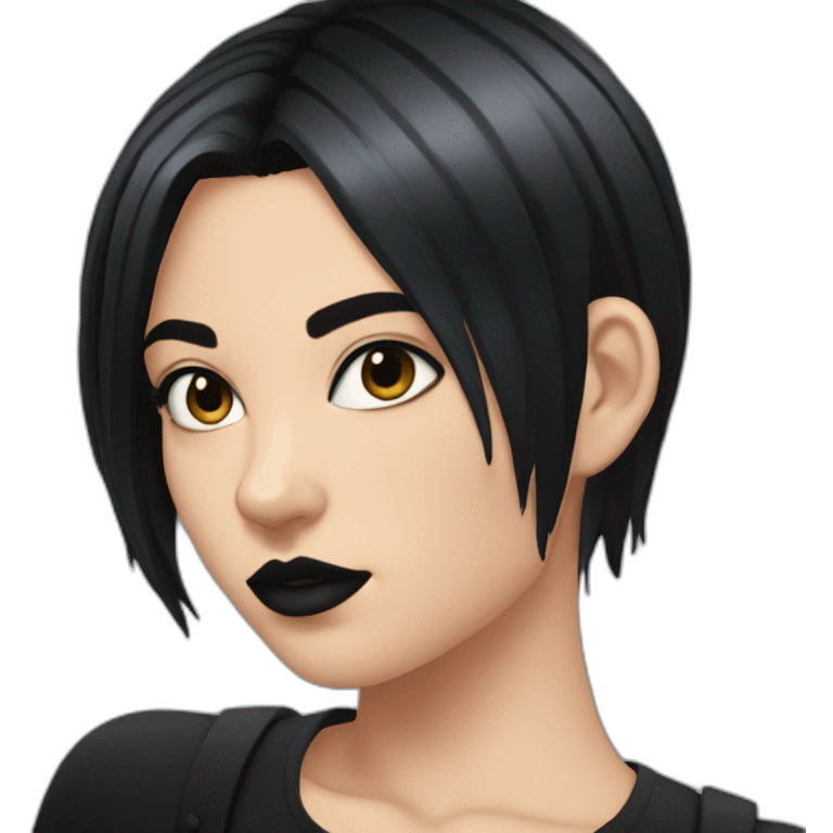 Thicc-goth-girl-with-black-hair-and-glassws emoji