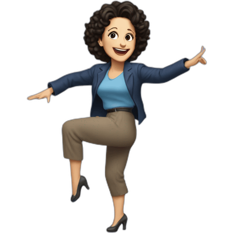 Elaine benes dancing emoji