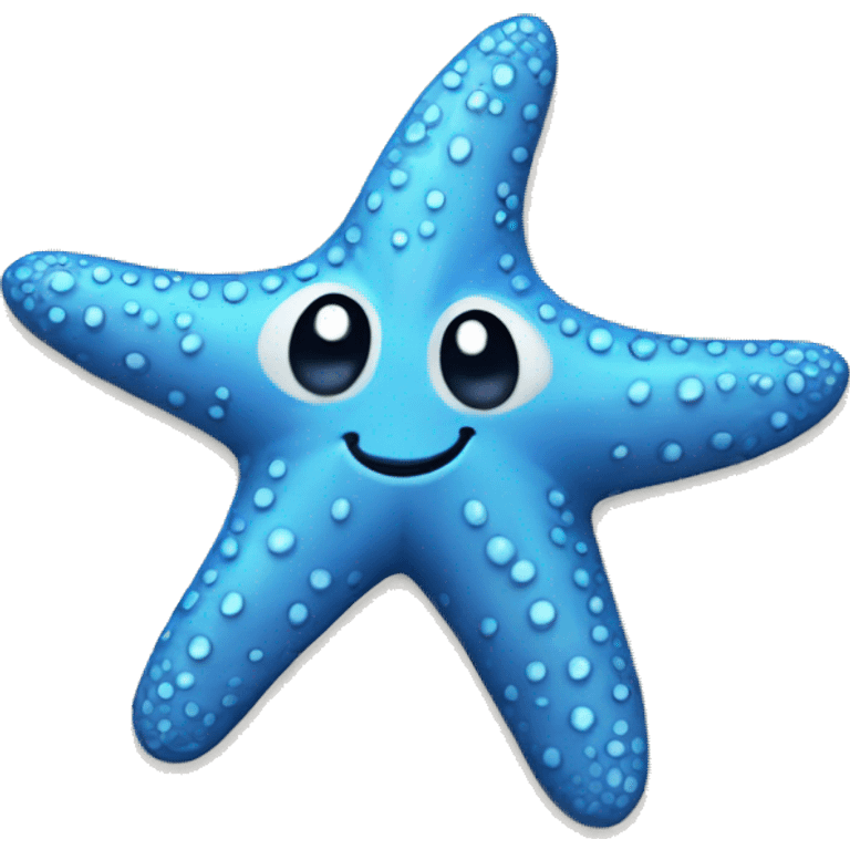 blue starfish emoji