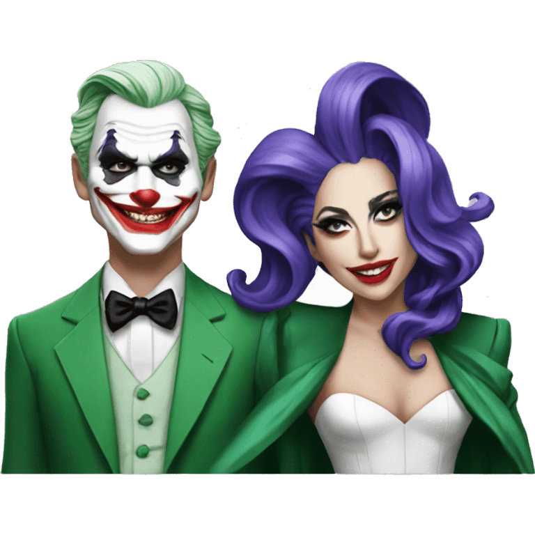 JOKER AND LADY GAGA emoji