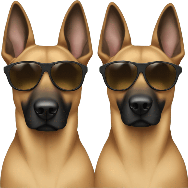 belgian-malinois add sunglasses emoji