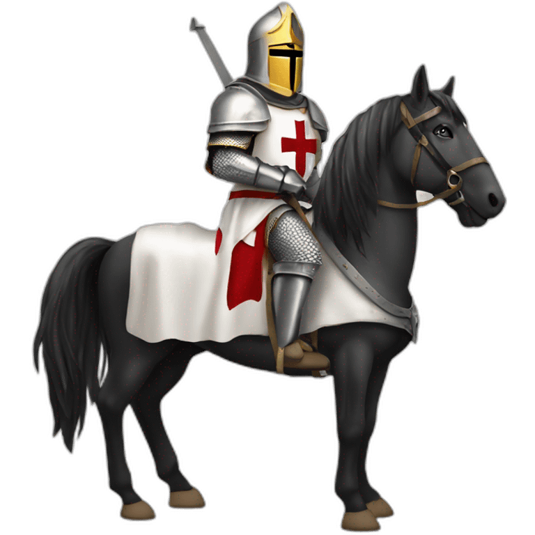 Knights Templar with horse emoji