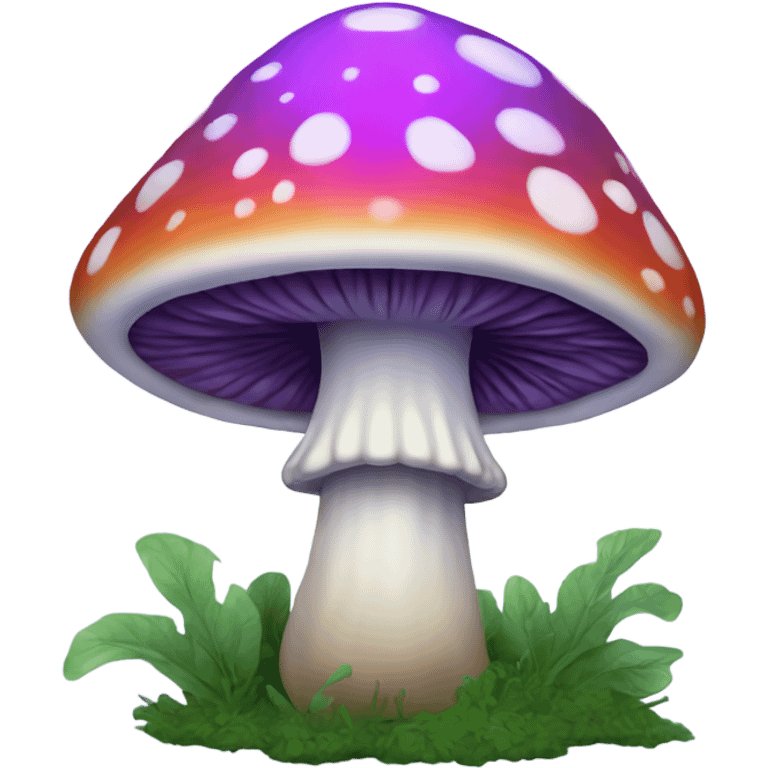 Psychedelic mushroom emoji