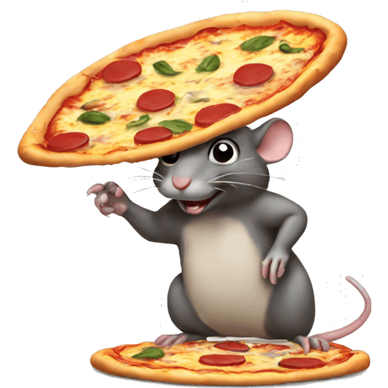 Pizza rat emoji