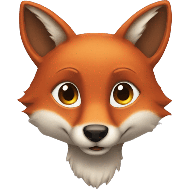 Renard plus cœurs  emoji