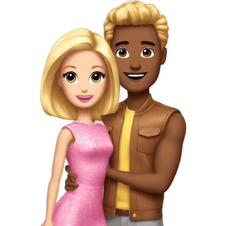 Ken and Barbie  emoji