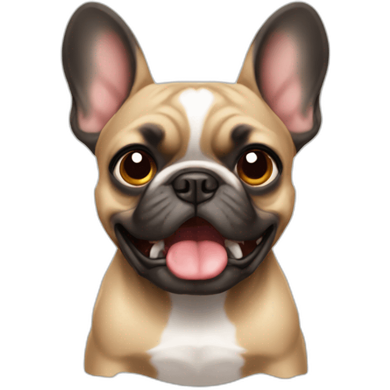 Frenchie angry emoji