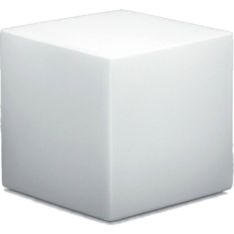 White cube emoji