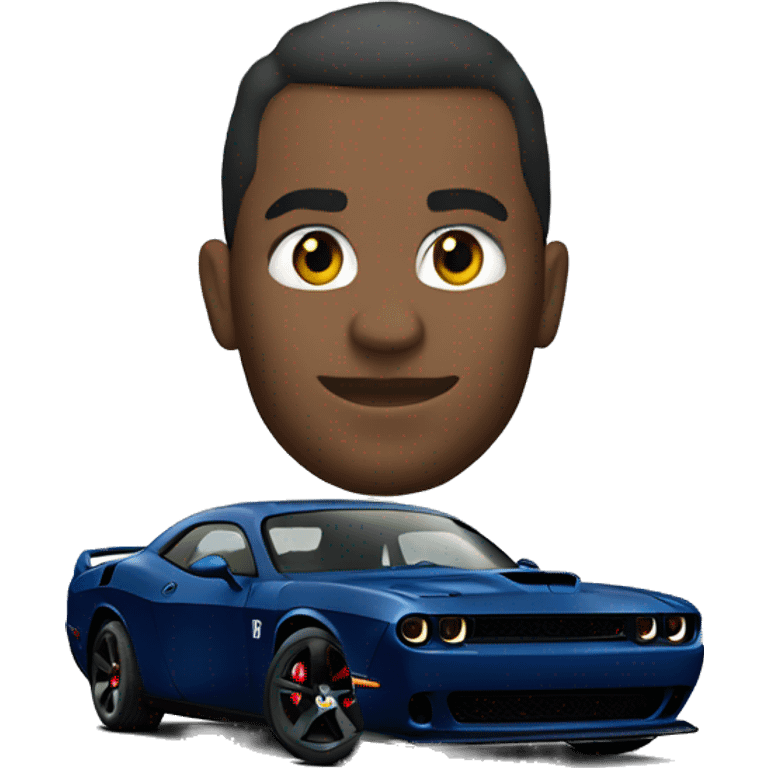 navy blue hellcat SRT emoji