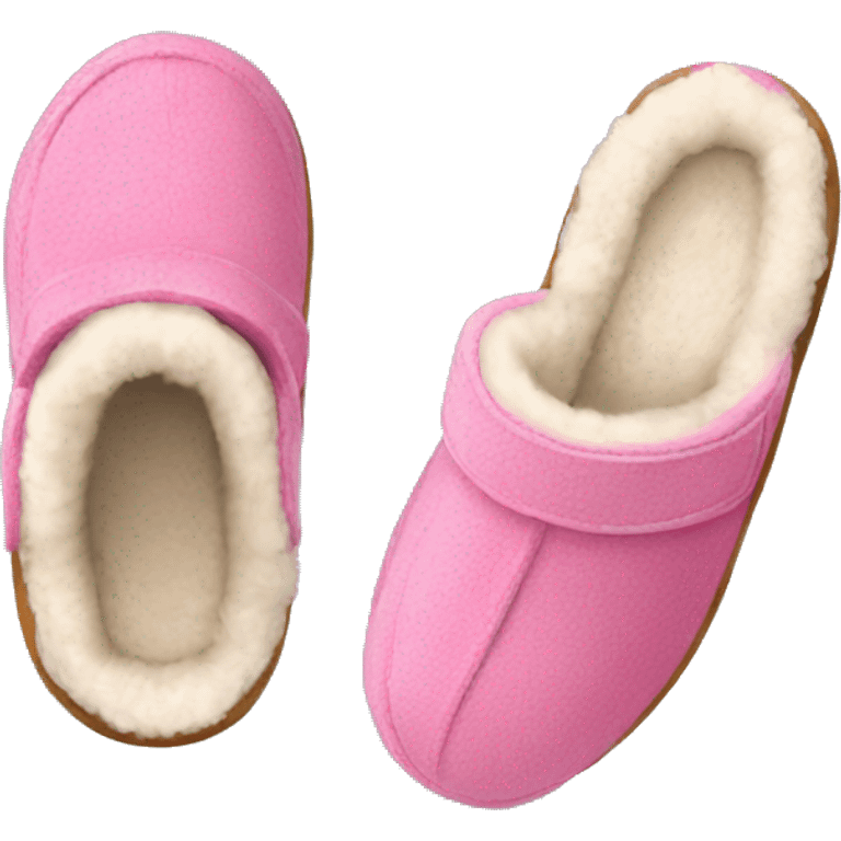 Pink Ugg slippers emoji