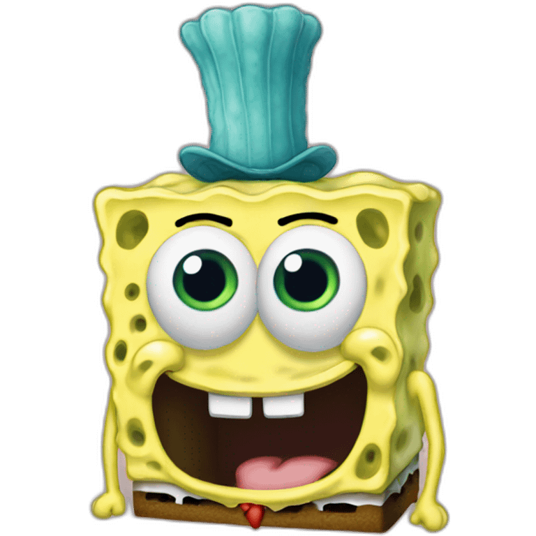 spongebob sad emoji