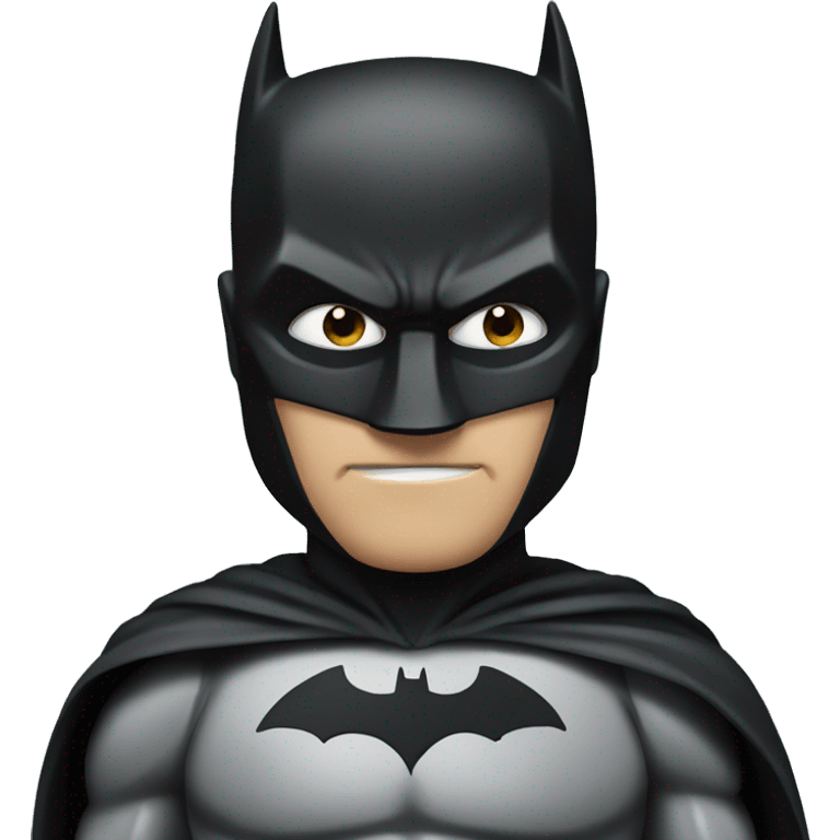 Batman with iPhone emoji