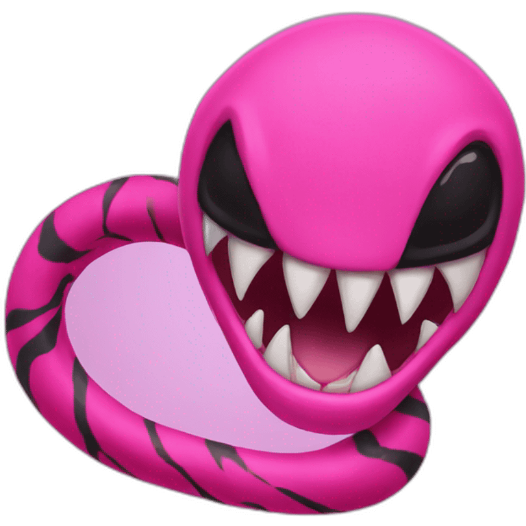 Pink venom emoji