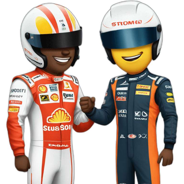 f1 driver friendship emoji