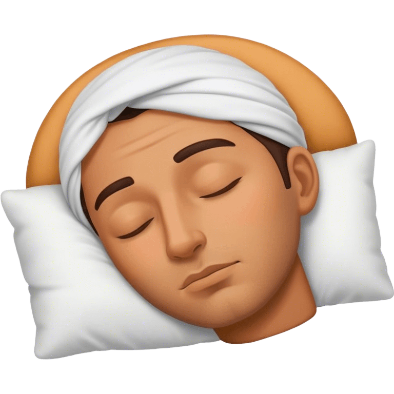 Sleeping man emoji