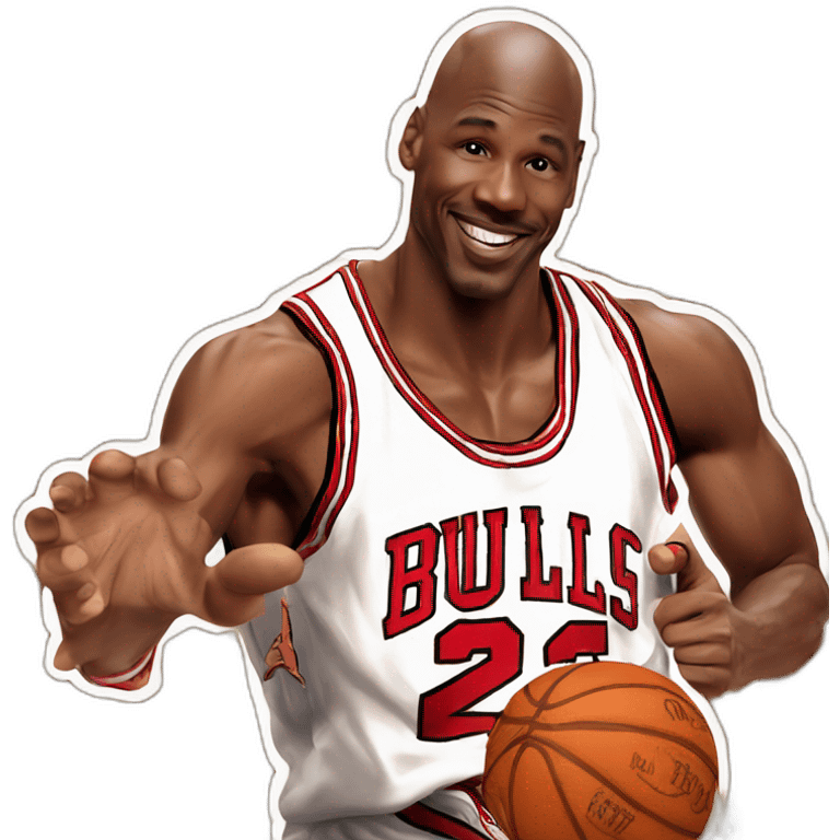 micheal-jordan et Jams emoji