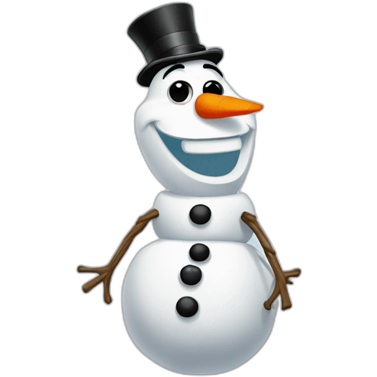 Olaf le bonhomme de neige emoji