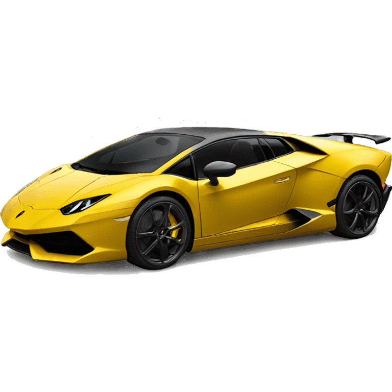 yellow lamborghini svj emoji