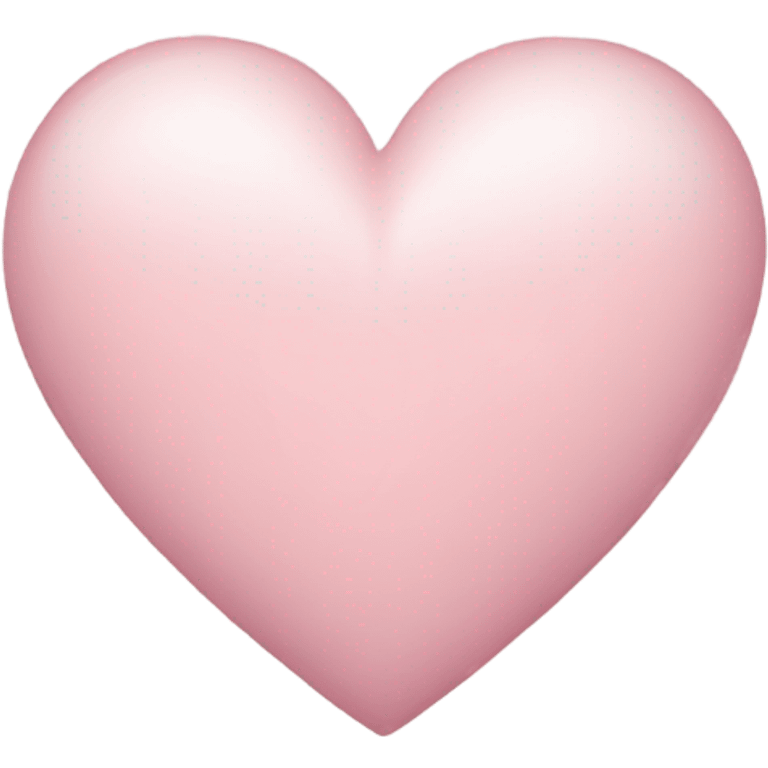 light pink heart  emoji