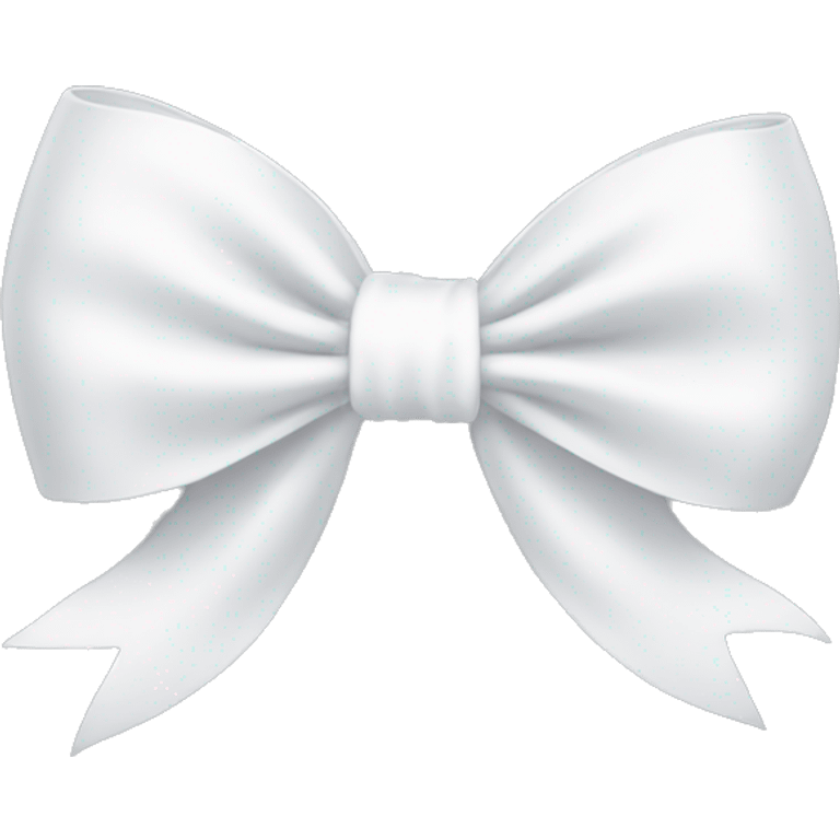 white bow emoji