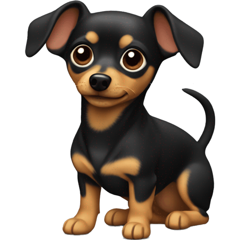 Chiweenie with darker fur emoji