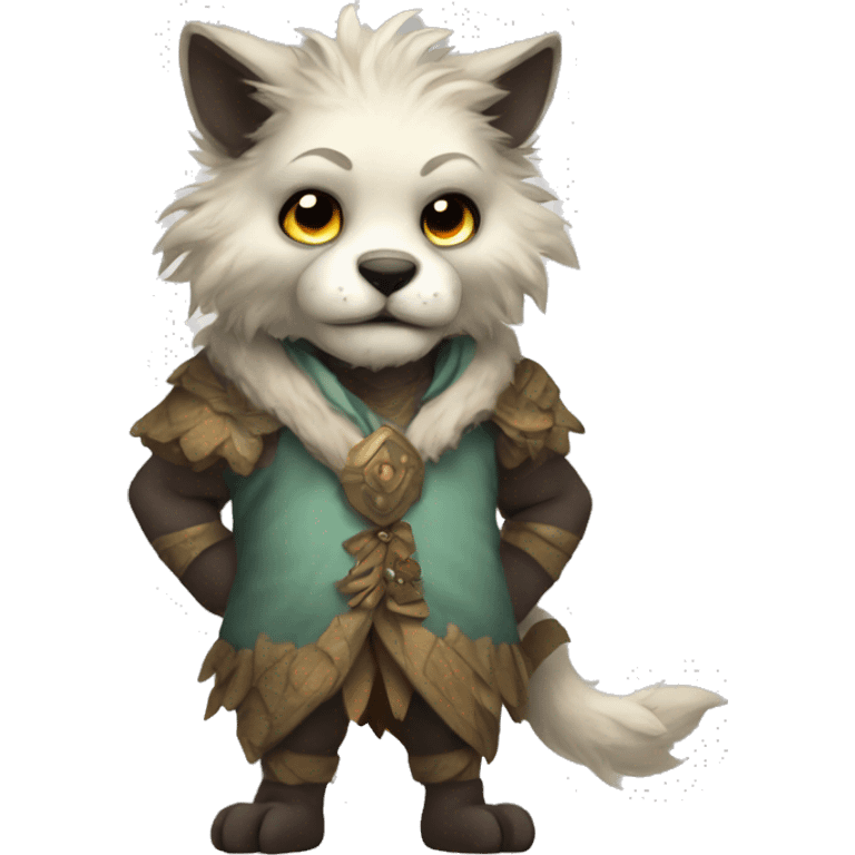 Fantasy furry anthropomorphic full body emoji