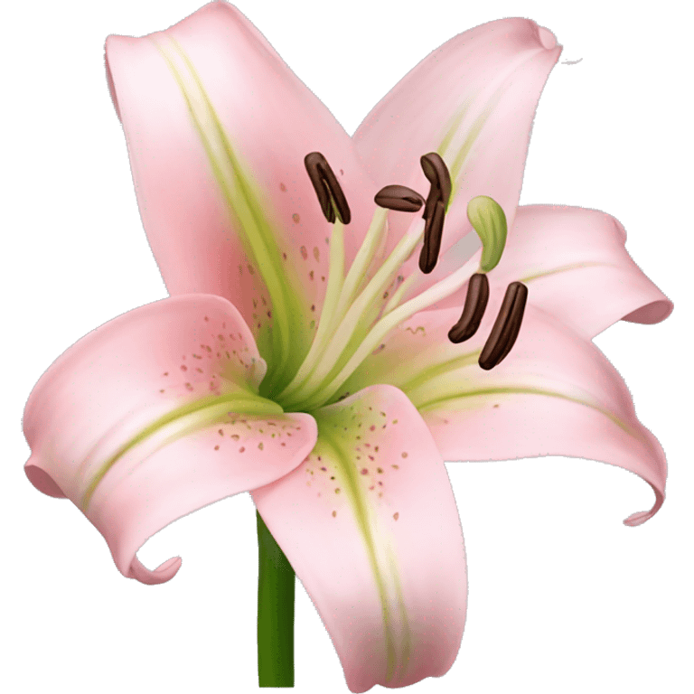 light pink lilium emoji