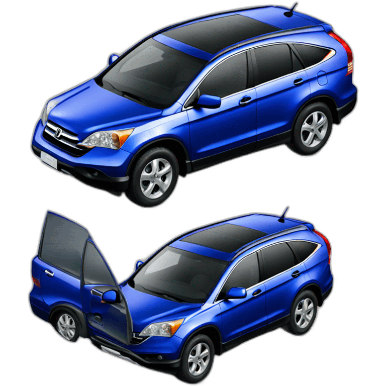 honda cr-v 2008 blue emoji