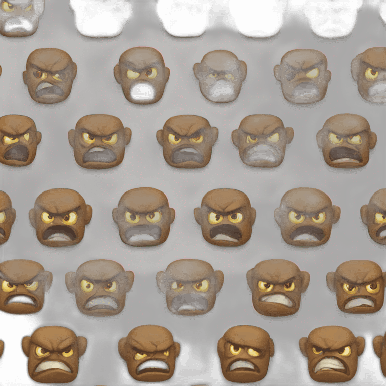 Angry evil boxers emoji