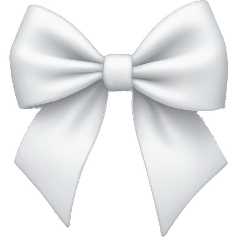 White bow emoji