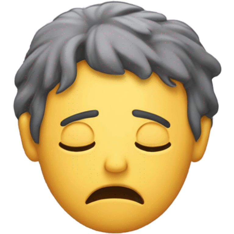 exhausted emoji