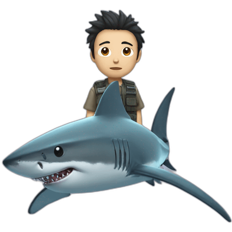 Shark Gwara Akira emoji