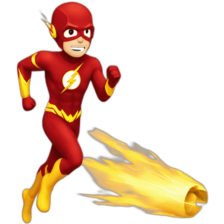 Flash runing  emoji