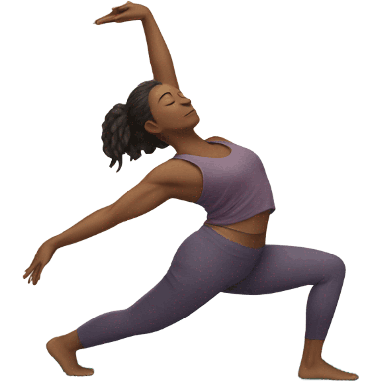 Yoga pose full bridge emoji