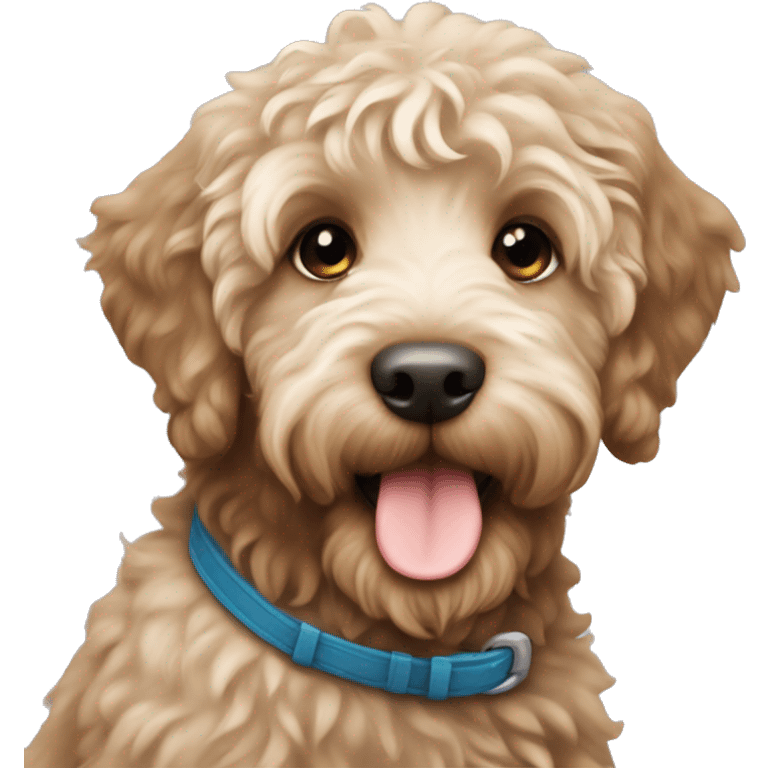 Australian labradoodle puppy emoji