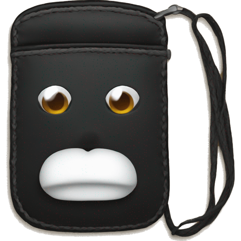 small black phone pouch emoji